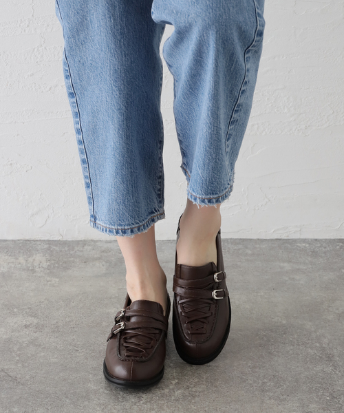 ALM.(アルム)の「【ALM./アルム】 AVENTURA LEATHER LOAFERS AL114(ローファー・レディース・ブラック/ブラウン・37/38)」の19枚目の写真
