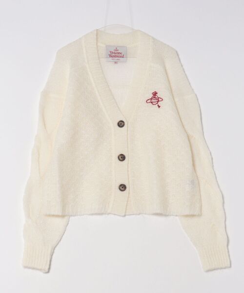 ﾚｰｼｰｽﾃｯﾁﾌﾞﾛｯｸﾆｯﾄｶｰﾃﾞｨｶﾞﾝ（カーディガン/ボレロ）｜Vivienne Westwood