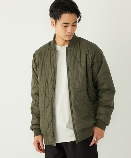 SHIPS Colors:〈洗濯機可能〉キルティング ボマー ブルゾン（ブルゾン