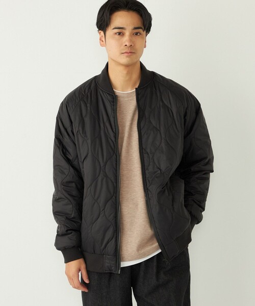 SHIPS Colors:〈洗濯機可能〉キルティング ボマー ブルゾン（ブルゾン