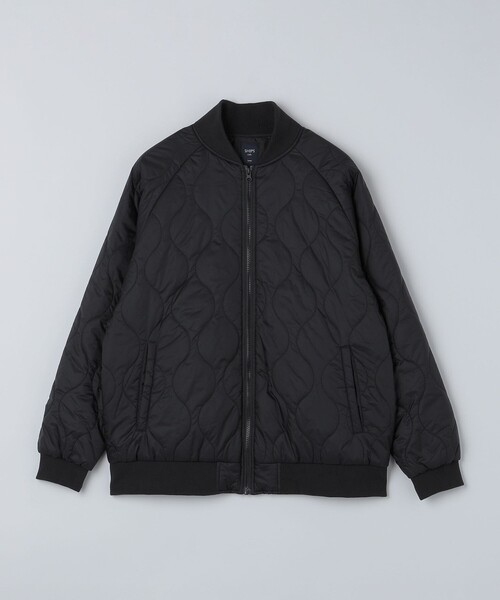 SHIPS Colors:〈洗濯機可能〉キルティング ボマー ブルゾン（ブルゾン