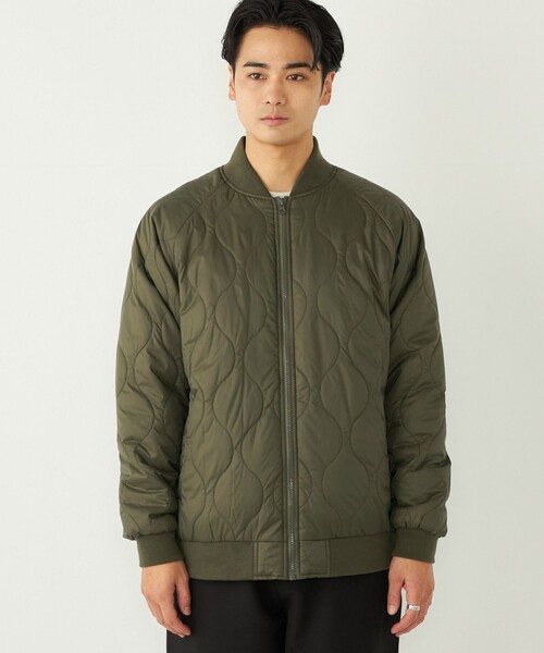 SHIPS Colors:〈洗濯機可能〉キルティング ボマー ブルゾン（ブルゾン