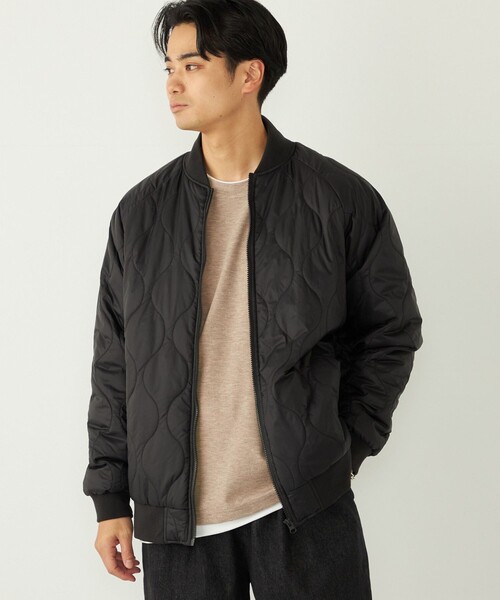 SHIPS Colors:〈洗濯機可能〉キルティング ボマー ブルゾン（ブルゾン