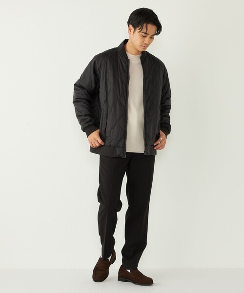 SHIPS Colors:〈洗濯機可能〉キルティング ボマー ブルゾン（ブルゾン