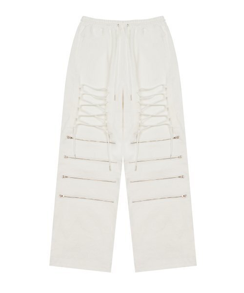 LUVISTRUE(ラヴイズトゥルー)の「NM ZIPPER PANTS(WHITE)(その他パンツ・レディース・その他・FREE)」の2枚目の写真