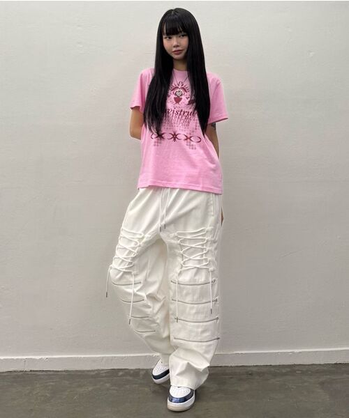LUVISTRUE(ラヴイズトゥルー)の「NM ZIPPER PANTS(WHITE)(その他パンツ・レディース・その他・FREE)」の6枚目の写真