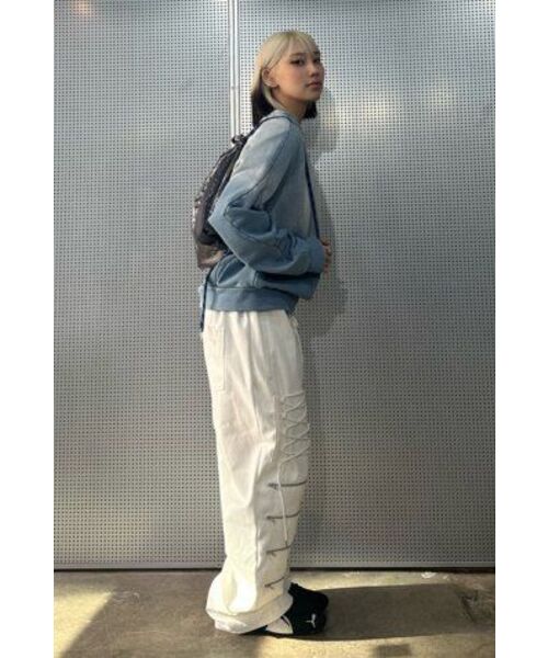 LUVISTRUE(ラヴイズトゥルー)の「NM ZIPPER PANTS(WHITE)(その他パンツ・レディース・その他・FREE)」の8枚目の写真