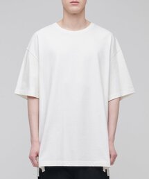 オーバーサイズクルーネックTシャツ[クリーム]