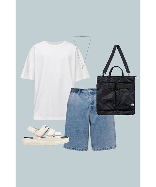 MUSINSA STANDARD（ムシンサスタンダード）の「オーバーサイズクルーネックTシャツ[クリーム]（Tシャツ/カットソー・メンズ・その他・SMALL/MEDIUM/LARGE/X-LARGE/XX-LARGE/XXX-LARGE）」の10枚目の写真