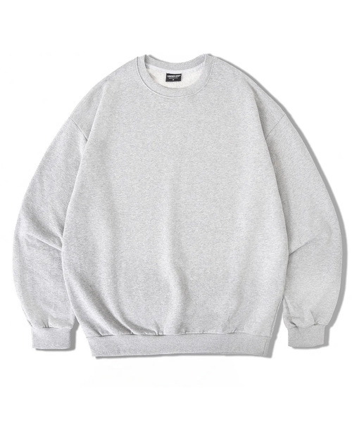 UNDEROFF(アンダーオフ)の「アセンティックリラックスドベーシックスウェットグレー(スウェット・レディース・グレー・SMALL/MEDIUM/LARGE/X-LARGE)」の1枚目の写真