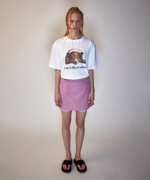 Rest&Recreation(レストアンドレクリエーション)の「RR NYLON SKIRT PANTS PINK(スカート・レディース・その他・SMALL)」の2枚目の写真