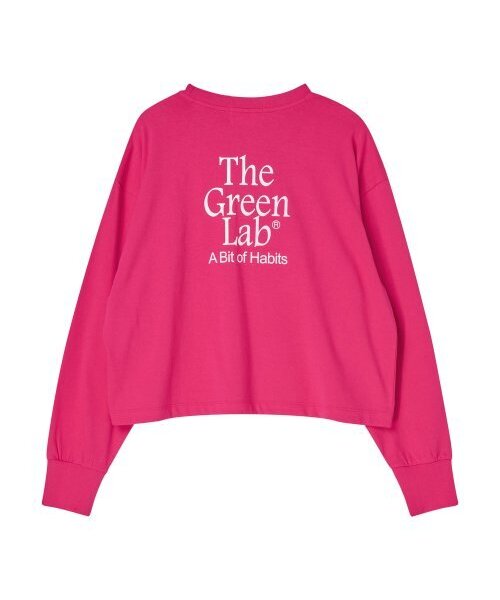 THE GREEN LAB（ザグリーンラボ）の「エッセンシャルクロップ長袖Tシャツ[ピンク]（Tシャツ/カットソー・レディース・その他・FREE）」の7枚目の写真