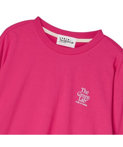 THE GREEN LAB（ザグリーンラボ）の「エッセンシャルクロップ長袖Tシャツ[ピンク]（Tシャツ/カットソー・レディース・その他・FREE）」の8枚目の写真