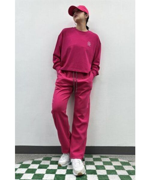THE GREEN LAB（ザグリーンラボ）の「エッセンシャルクロップ長袖Tシャツ[ピンク]（Tシャツ/カットソー・レディース・その他・FREE）」の16枚目の写真