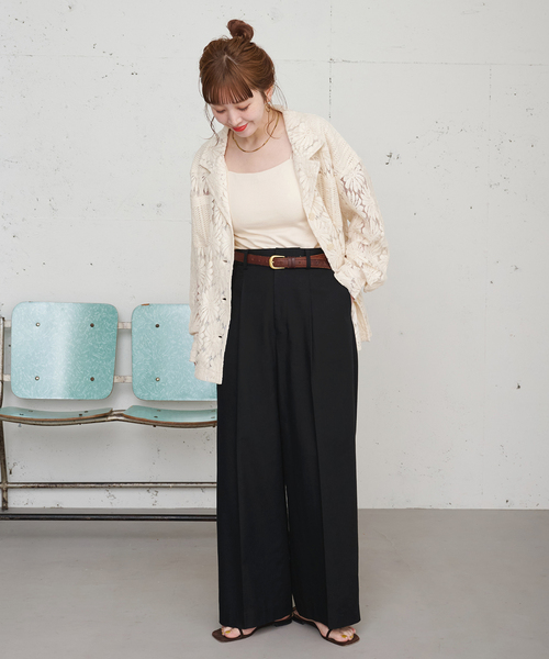 ZOZO限定】手洗い可 / NEWワイドスラックス（スラックス）｜B.C STOCK