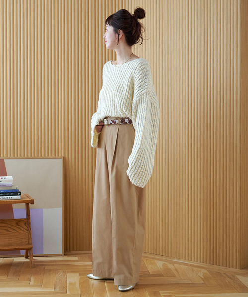 ZOZO限定】手洗い可 / NEWワイドスラックス（スラックス）｜B.C STOCK