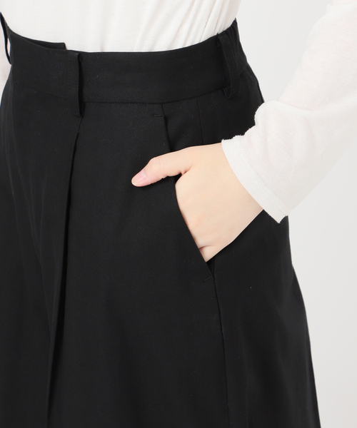 B.C STOCK（ベーセーストック）の「【ZOZO限定】手洗い可 / NEWワイドスラックス（スラックス・レディース・ブラウン/ブラック/サックスブルー・FREE）」の20枚目の写真