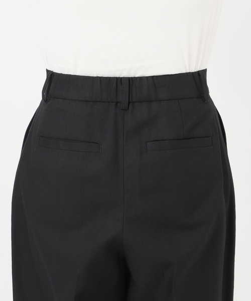 B.C STOCK（ベーセーストック）の「【ZOZO限定】手洗い可 / NEWワイドスラックス（スラックス・レディース・ブラウン/ブラック/サックスブルー・FREE）」の21枚目の写真