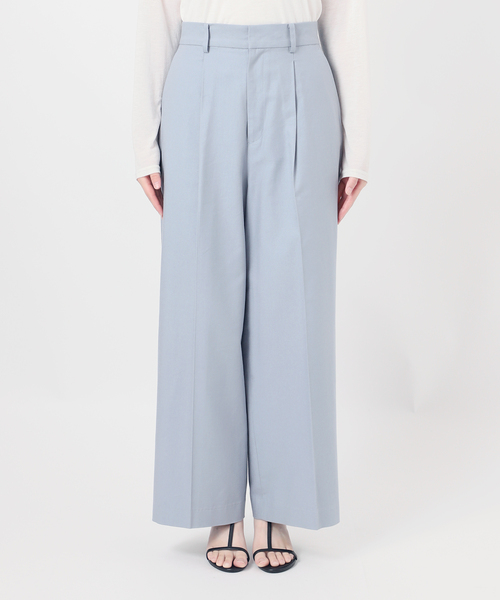 B.C STOCK（ベーセーストック）の「【ZOZO限定】手洗い可 / NEWワイドスラックス（スラックス・レディース・ブラウン/ブラック/サックスブルー・FREE）」の16枚目の写真