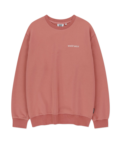 Wacky WiLLy(ワッキーウィリー)の「ベーシックタイポロゴスウェットピンク(スウェット・レディース・その他・SMALL/MEDIUM/LARGE/X-LARGE)」の1枚目の写真