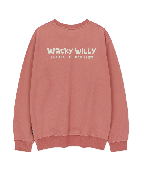 Wacky WiLLy(ワッキーウィリー)の「ベーシックタイポロゴスウェットピンク(スウェット・レディース・その他・SMALL/MEDIUM/LARGE/X-LARGE)」の3枚目の写真