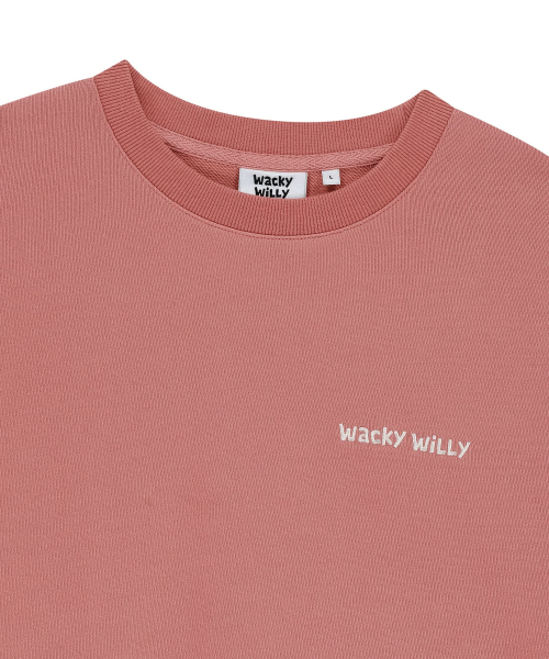 Wacky WiLLy(ワッキーウィリー)の「ベーシックタイポロゴスウェットピンク(スウェット・レディース・その他・SMALL/MEDIUM/LARGE/X-LARGE)」の4枚目の写真