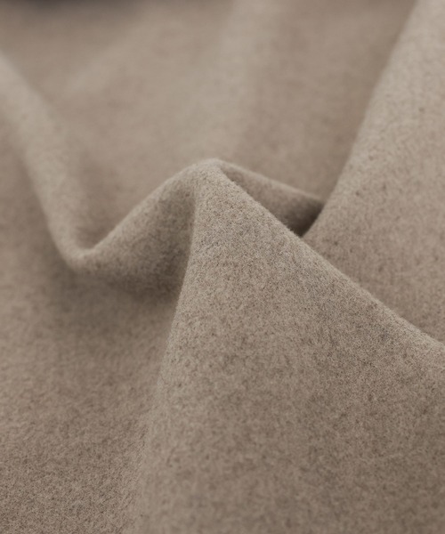 n'OrLABEL（ノアールレーベル）の「『タックスタンドカラーミドルコート』（その他アウター・レディース・ベージュ/チャコール・FREE）」の10枚目の写真