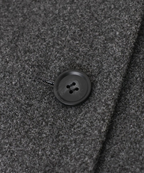 n'OrLABEL（ノアールレーベル）の「『タックスタンドカラーミドルコート』（その他アウター・レディース・ベージュ/チャコール・FREE）」の14枚目の写真