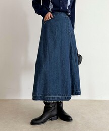 fredy emue（フレディエミュ）の「【GEVACO/ゲバコ】デニムプリーツスカート（デニムスカート）」