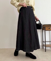 fredy emue | 【GEVACO/ゲバコ】デニムプリーツスカート(デニムスカート)