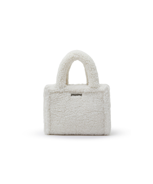 LAP（ラップ）の「CUDDLE TOTE BAG AR7ABA01（トートバッグ・レディース・ベージュ/アイボリー・FREE）」の2枚目の写真