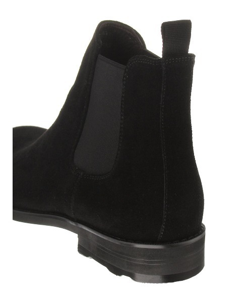 SUIT SQUARE（スーツスクエア）の「サイドゴアブーツ ベロアレザー（ブーツ・メンズ・ブラック・24.5cm/25.0cm/25.5cm/26.0cm/26.5cm/27.0cm）」の5枚目の写真