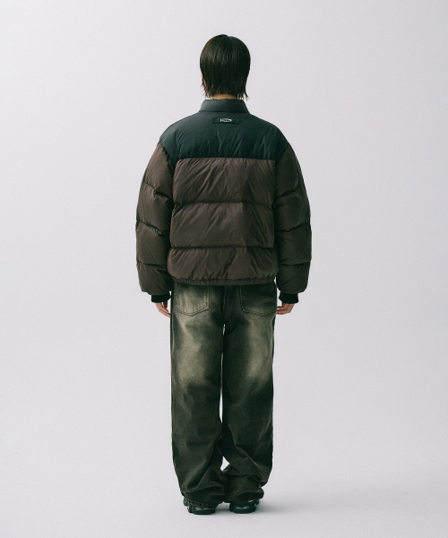 PHYPS MOTORCYCLE（フィップスモーターサイクル）の「Honda Wing logo Short Puffer_Brown（ダウンジャケット/コート・レディース・その他・LARGE/X-LARGE/SMALL/MEDIUM）」の6枚目の写真