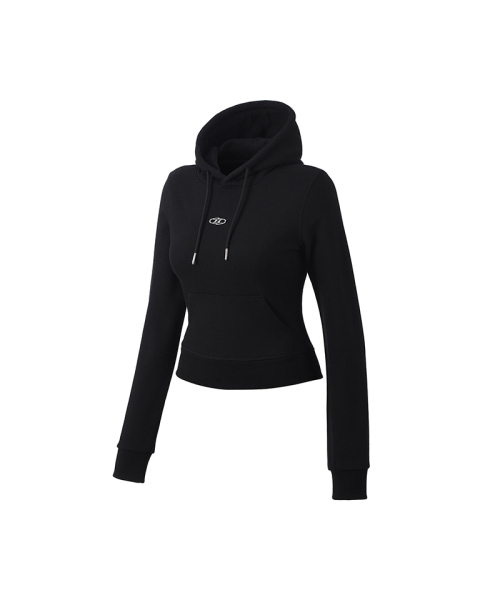 BORN TO WIN（ボーントゥウィン）の「W B PENDANT COTTON CROP HOODIE [BLACK]（パーカー・レディース・その他・1/2）」の2枚目の写真