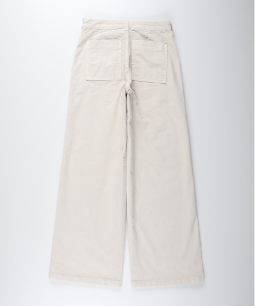 SOMETHING（サムシング）の「【SOMETHING】BODYPAREベイカーワイドパンツ (ワイドシルエット / 都会的デザイン / ワークスタイル)（その他パンツ・レディース・キナリ・XS/S/L/M）」の2枚目の写真