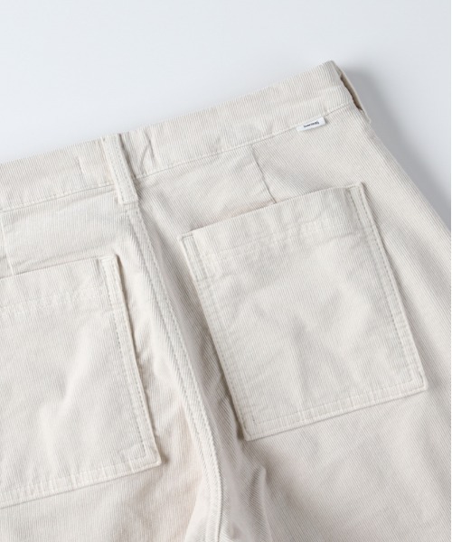 SOMETHING（サムシング）の「【SOMETHING】BODYPAREベイカーワイドパンツ (ワイドシルエット / 都会的デザイン / ワークスタイル)（その他パンツ・レディース・キナリ・XS/S/L/M）」の5枚目の写真