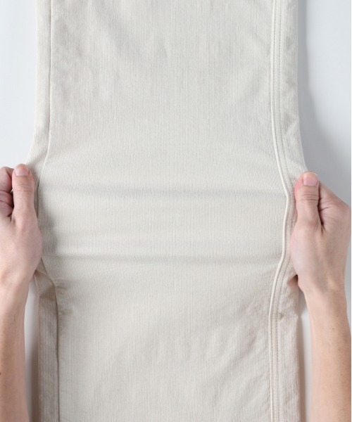 SOMETHING（サムシング）の「【SOMETHING】BODYPAREベイカーワイドパンツ (ワイドシルエット / 都会的デザイン / ワークスタイル)（その他パンツ・レディース・キナリ・XS/S/L/M）」の9枚目の写真