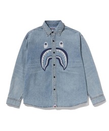 A BATHING APE | SHARK LIGHT DENIM LS SHIRT(シャツ/ブラウス)