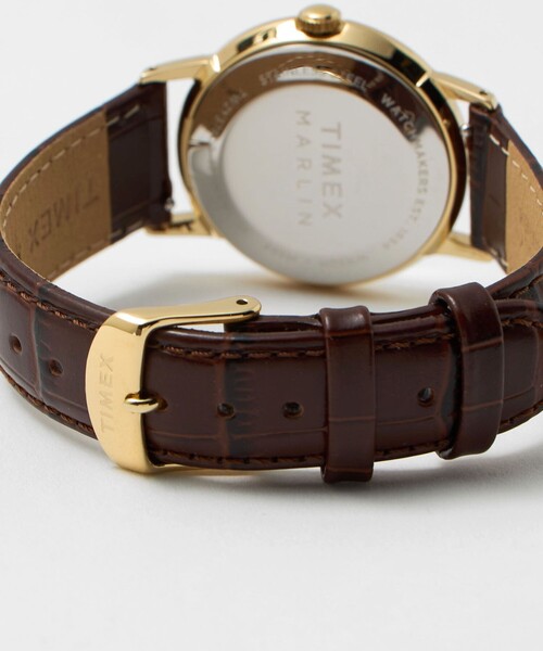 TIMEX（タイメックス）の「＜TIMEX＞Marlin 34mm 腕時計（アナログ腕時計・メンズ・ダークブラウン/その他1・FREE）」の4枚目の写真