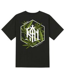 KTB0051 マリファナ 半袖Tシャツ - ブラック