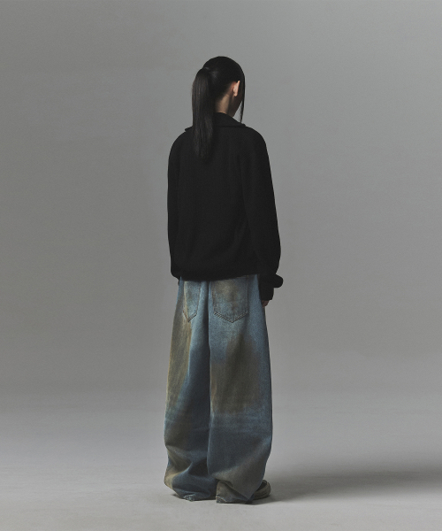NOT4NERD(ノットフォーナード)の「Angel Argyle Knit Track Jacket - Black(カーディガン/ボレロ・レディース・その他・MEDIUM/LARGE/X-LARGE)」の4枚目の写真