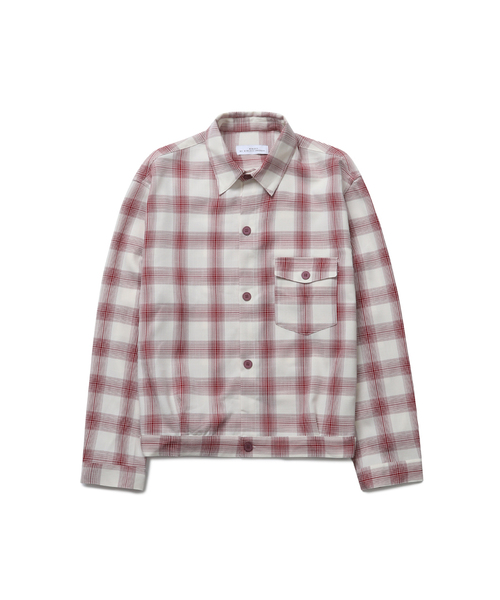 CONNECT KINLOCH(コネクトキンロック)の「オンブレチェックシャツジャケット(レッド)(その他アウター・メンズ・その他・MEDIUM/LARGE/X-LARGE)」の1枚目の写真