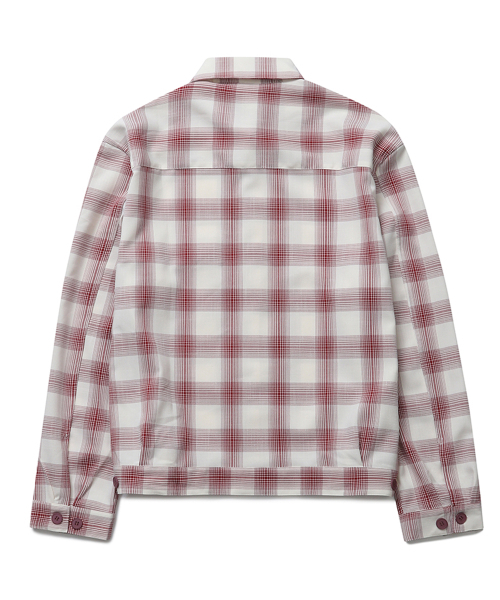 CONNECT KINLOCH(コネクトキンロック)の「オンブレチェックシャツジャケット(レッド)(その他アウター・メンズ・その他・MEDIUM/LARGE/X-LARGE)」の2枚目の写真