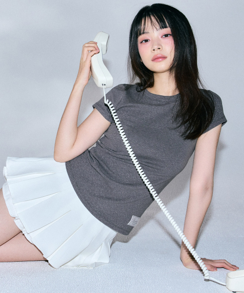 ZEROPLANET（ゼロプラネット）の「セラクラシックTシャツ [チャコール]（Tシャツ/カットソー・レディース・その他・FREE）」の5枚目の写真