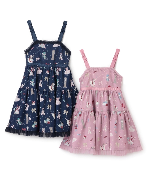 セール】くるみ割り人形柄キャミワンピース（ワンピース）｜mezzo