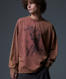 NOT4NERD | Burn In Hell Long Sleeve - Red(Tシャツ/カットソー)