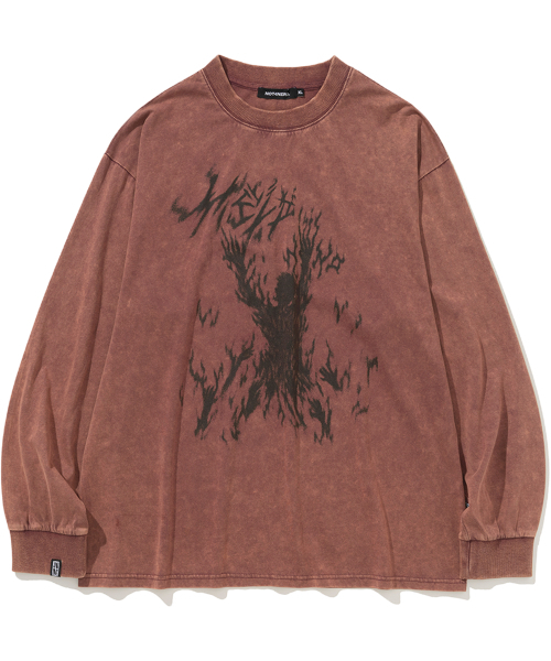 NOT4NERD（ノットフォーナード）の「Burn In Hell Long Sleeve - Red（Tシャツ/カットソー・レディース・その他・LARGE/X-LARGE/MEDIUM）」の2枚目の写真