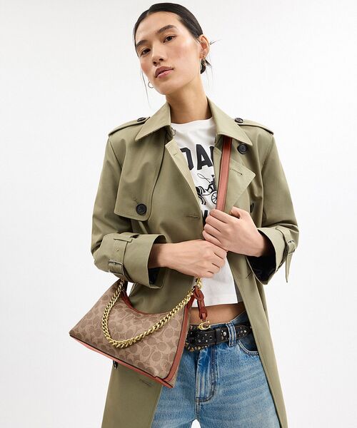 COACH コーチ ショルダーバッグ シグネチャー キャンバス 12375 ジュリエット ショルダー バッグ 25・シグネチャー キャンバス