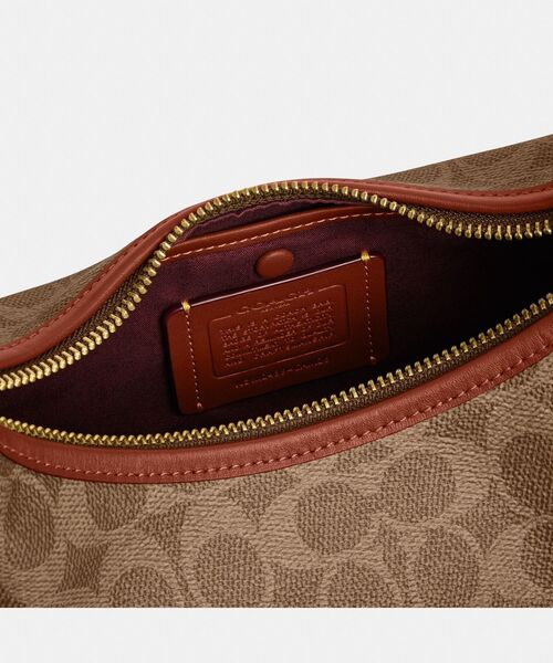 COACH（コーチ）の「ジュリエット ショルダー バッグ 25・シグネチャー キャンバス（ショルダーバッグ・レディース・ベージュ系その他・ONE）」の10枚目の写真