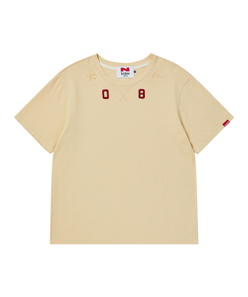 Beyond Closet（-）の「[コレクションライン] 80Sミリタリーアーカイブダメージガーメンツ半袖Tシャツベージュ（Tシャツ/カットソー・レディース・その他・LARGE/MEDIUM）」の2枚目の写真